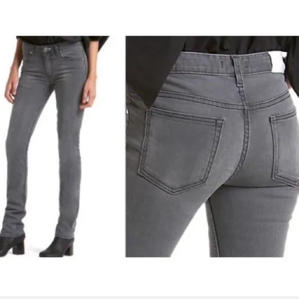 Acne The Hex Filter Skinny Straight Leg Jeans